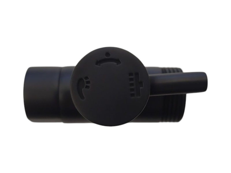 Shower Column Switch Deante 2 Functions in Matte Black