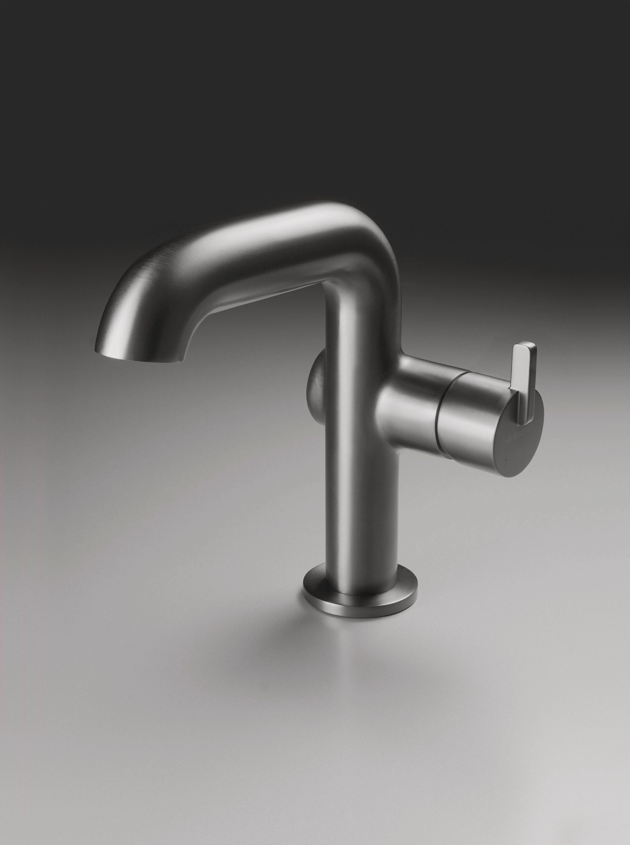 Mitigeur de lavabo Deante Silia 128 sans bonde en titane - vue 3