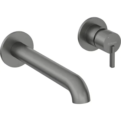 Mitigeur de lavabo encastré Deante Silia 208 mm sans bonde en titane