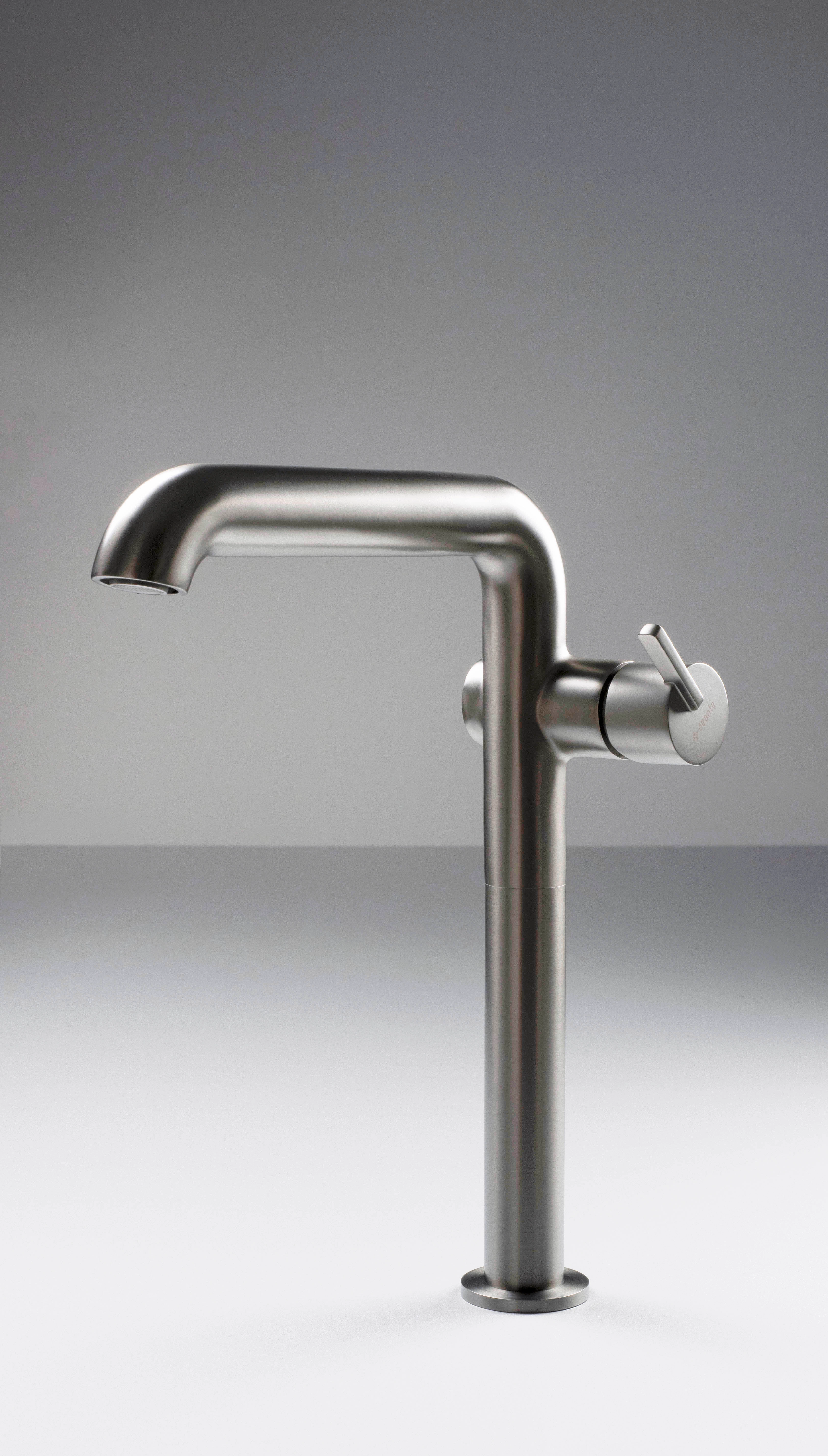 Mitigeur de lavabo rehaussé Deante Silia 265 sans bonde en titane - vue 6
