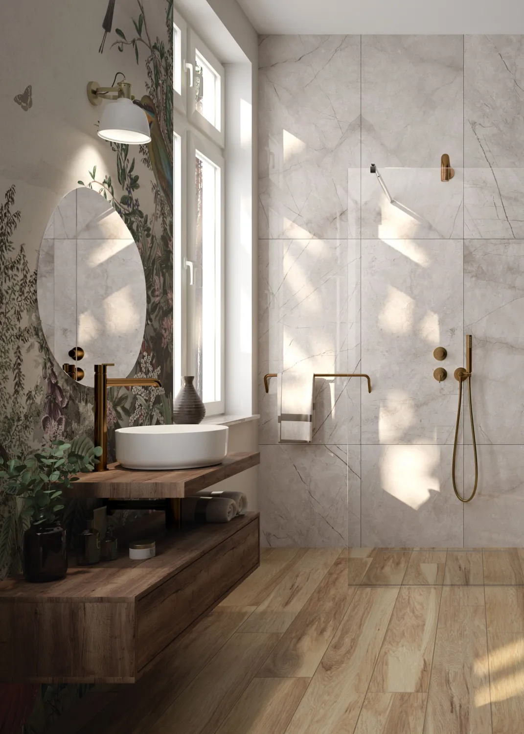 High-Rise Sink Mixer Deante Silia 265 Without Drain in Brushed Bronze PVD