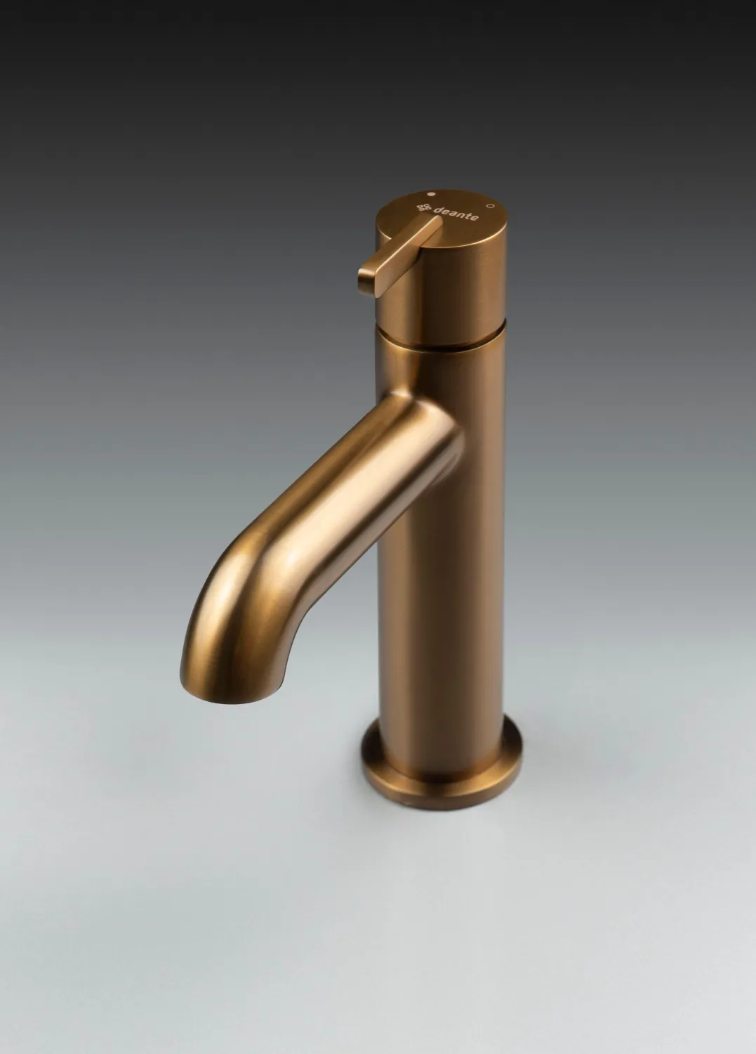 Deante Silia 100 Basin Mixer without Waste in Brushed Bronze PVD