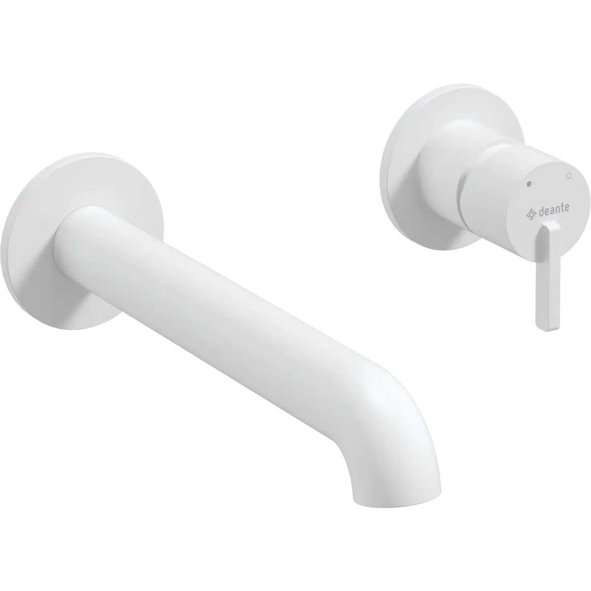 Deante Silia 208 mm Built-in Basin Mixer without Drain in Matt White