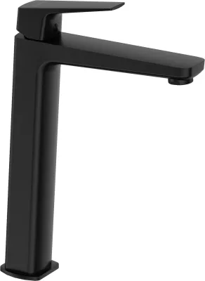 Deante Blur 226 High Basin Mixer without Waste in Matte Black