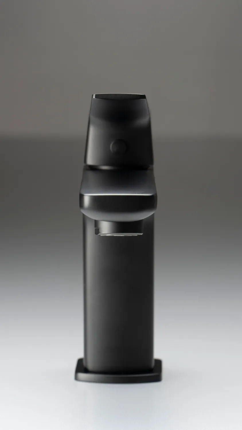 Mitigeur de lavabo Deante Blur 93 sans bonde en noir mat — vue 5