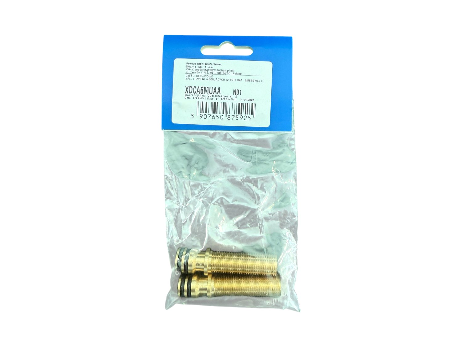 Hygienic Set Connection Kit Deante Arnika and Alpinia