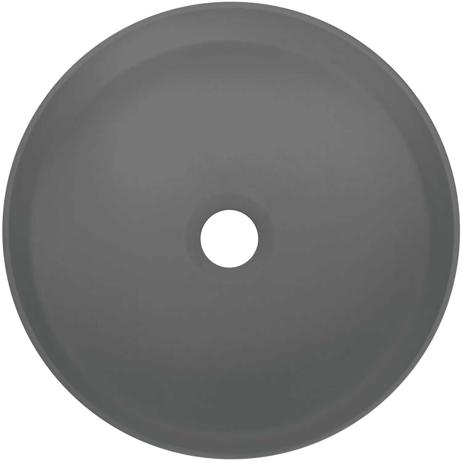Vasque à poser ronde Deante Silia 36 cm en anthracite métallisé — vue 4