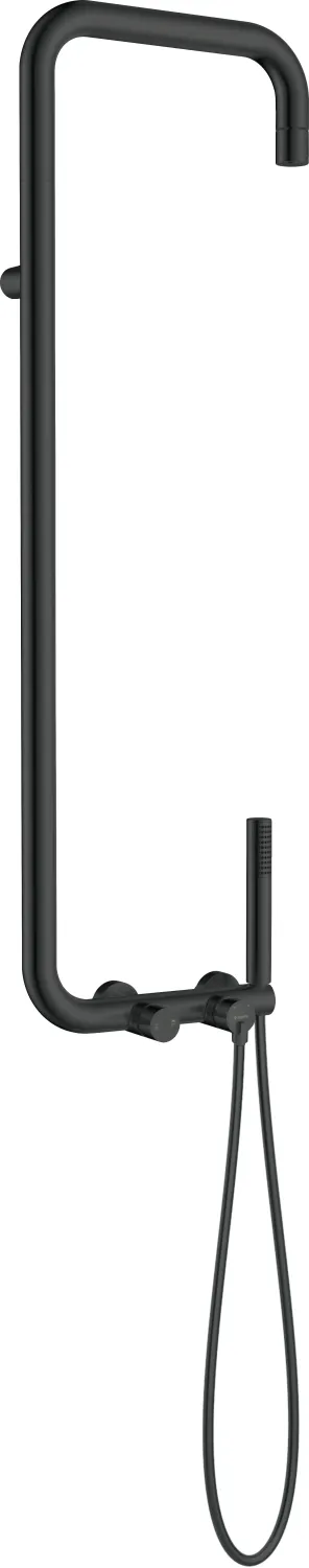 Colonne de douche Deante Silia avec mitigeur de douche en noir mat