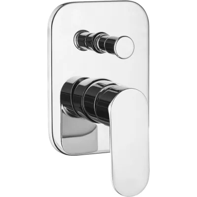 Mitigeur de douche encastré Deante Alpinia, avec commutateur de douche en chromé