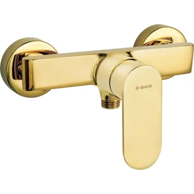 Polished Gold Deante Alpinia Shower Mixer