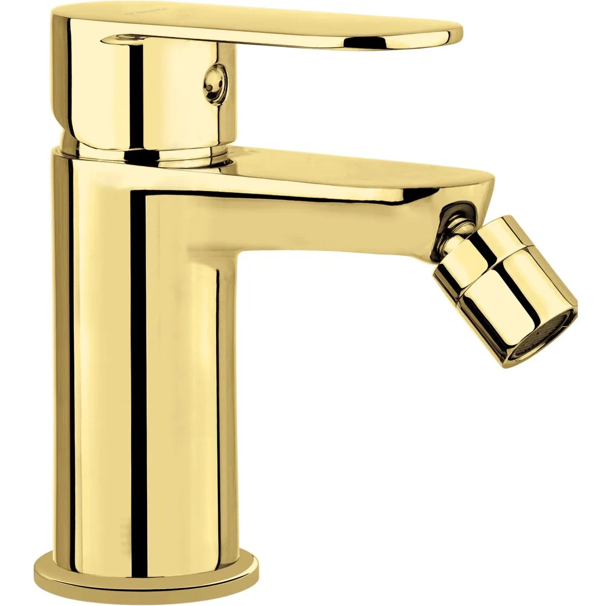 Mitigeur de bidet Deante Alpinia sans bonde en doré poli