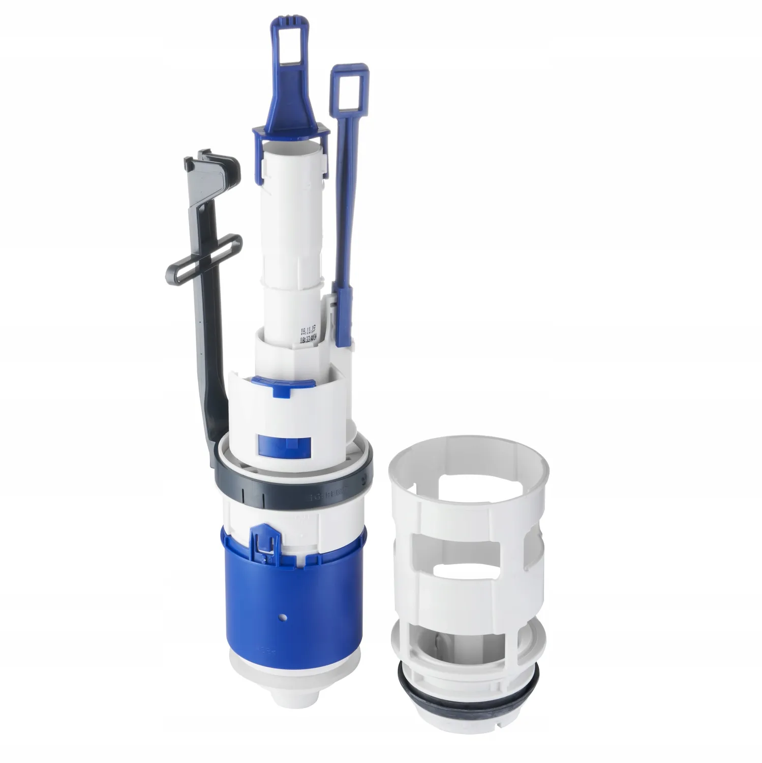 Cloche avec bassin pour réservoir à encastrer  Geberit Sigma 12 cm, Alpha 12 cm et Delta 12 cm