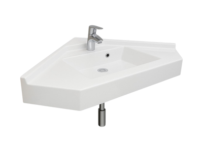 Plan-vasque d&#39;angle Moorea 75 cm