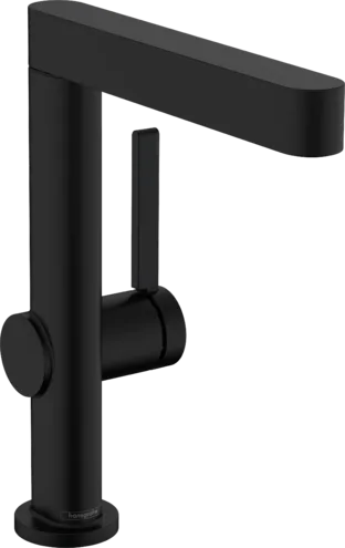 Mitigeur de lavabo Hansgrohe Finoris 230 avec bec orientable et bonde push-open en noir mat