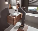 Vivenis Mélangeur de baignoire 4 trous pour montage sur bord de baignoire avec sBox