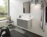 Finoris Mélangeur de lavabo 3 trous 160, bonde clic-clac