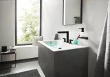 Finoris Mélangeur de lavabo 3 trous 160, bonde clic-clac