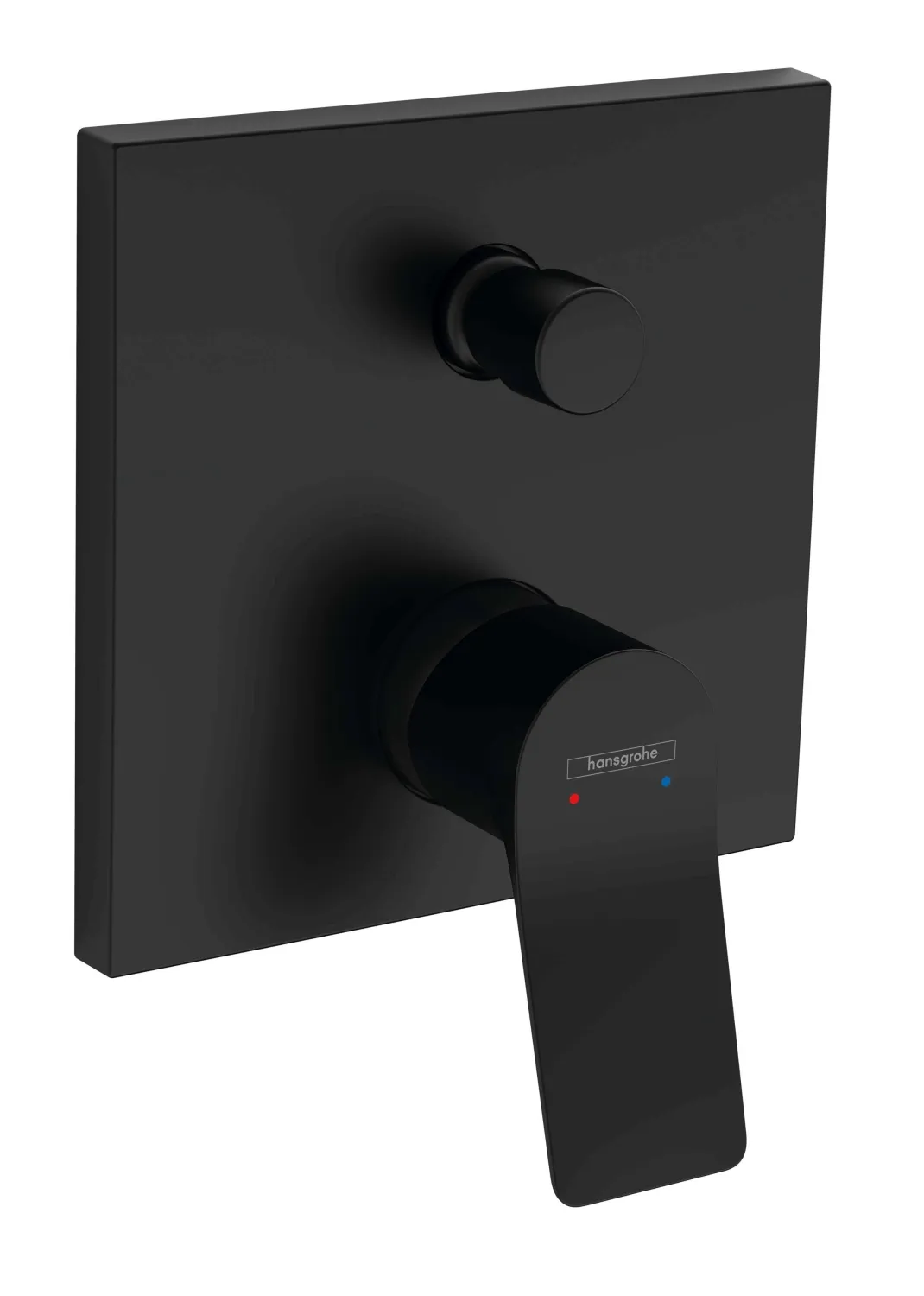 Set de finition pour mitigeur bain / douche encastré Hansgrohe Vivenis en noir mat