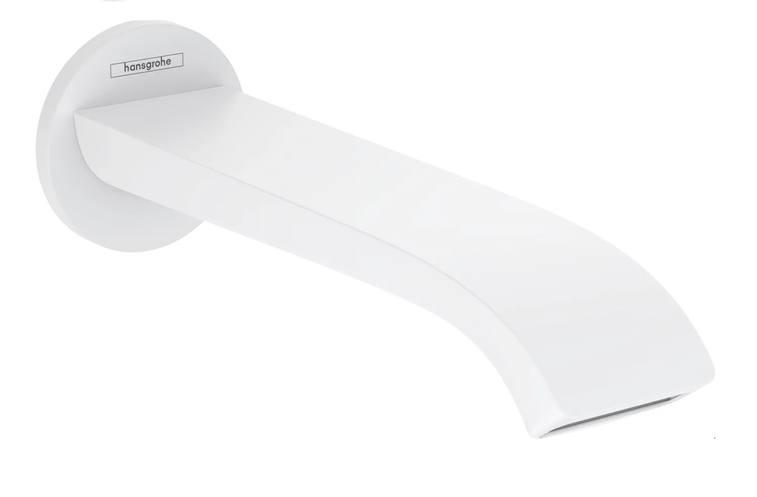 Bec déverseur Hansgrohe Vivenis en blanc mat