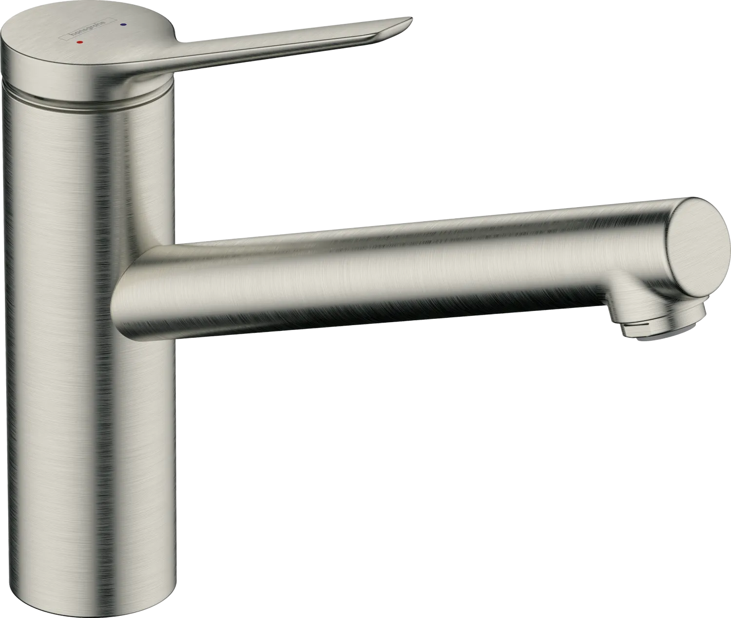 Mitigeur de cuisine Hansgrohe Zesis 150 en acier inoxydable brossé