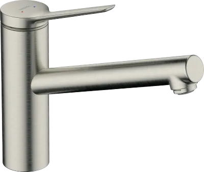 Mitigeur de cuisine Hansgrohe Zesis 150 en acier inoxydable brossé