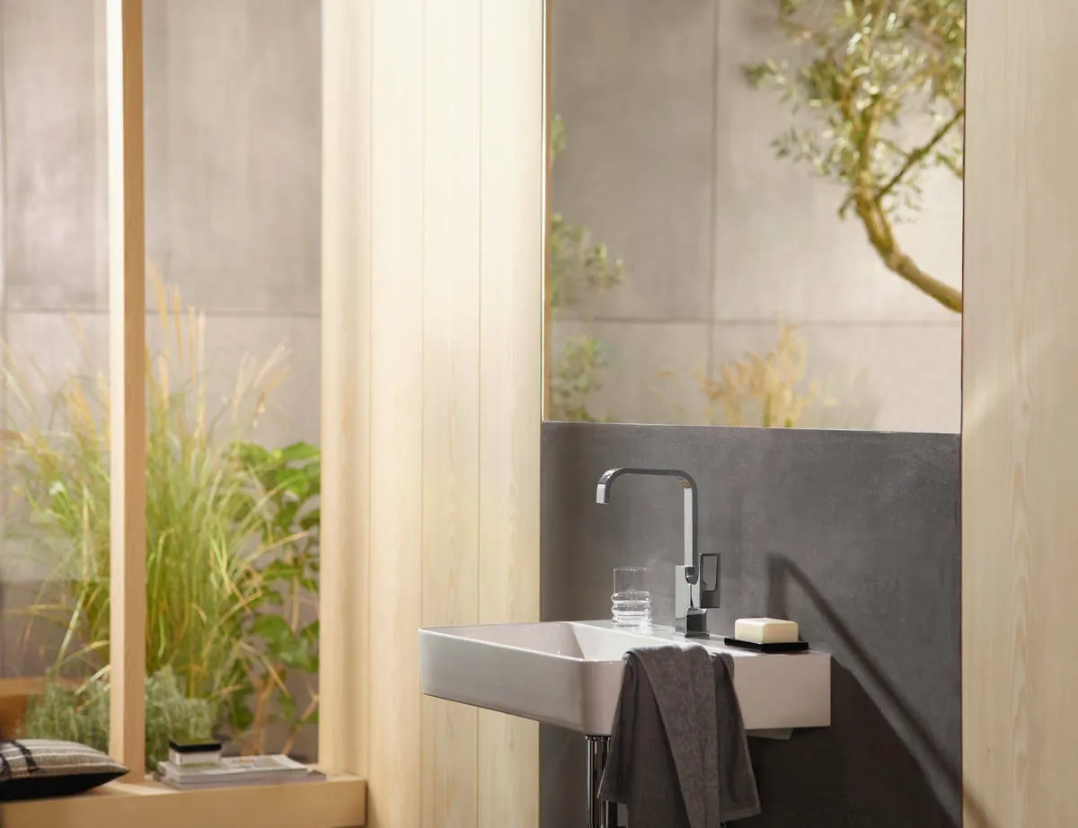 Mitigeur de lavabo Hansgrohe Metropol 230 avec poignée étrier et bonde push-open — vue 2