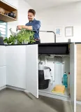 Metris Select M71 Mitigeur de cuisine 2 trous 200, EcoSmart, avec douchette extractible 1jet, sBox