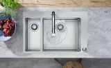 Metris Select M71 Mitigeur de cuisine 2 trous 200, EcoSmart, avec douchette extractible 1jet, sBox
