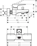 Metropol Mitigeur bain/douche