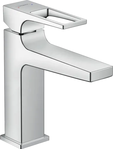 Mitigeur de lavabo Hansgrohe Metropol 110 avec poignée étrier et bonde push-open