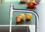 Metris Select M71 Mitigeur de cuisine 2 trous 200, EcoSmart, avec douchette extractible 1jet, sBox