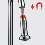 Metris Select M71 Mitigeur de cuisine 2 trous 200, avec douchette extractible 1 jet, sBox