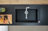 Metris Select M71 Mitigeur de cuisine 2 trous 320, avec douchette extractible 2 jets, sBox