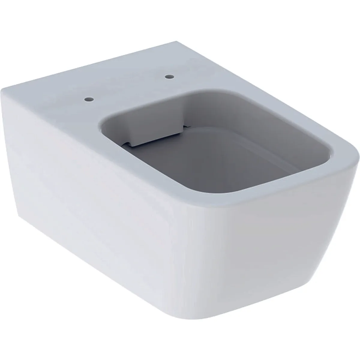 Cuvette suspendue Geberit iCon Square carénée Rimfree avec fixations cachées
