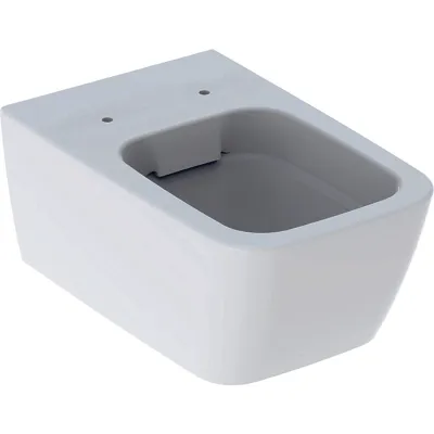 Cuvette suspendue Geberit iCon Square carénée Rimfree avec fixations cachées