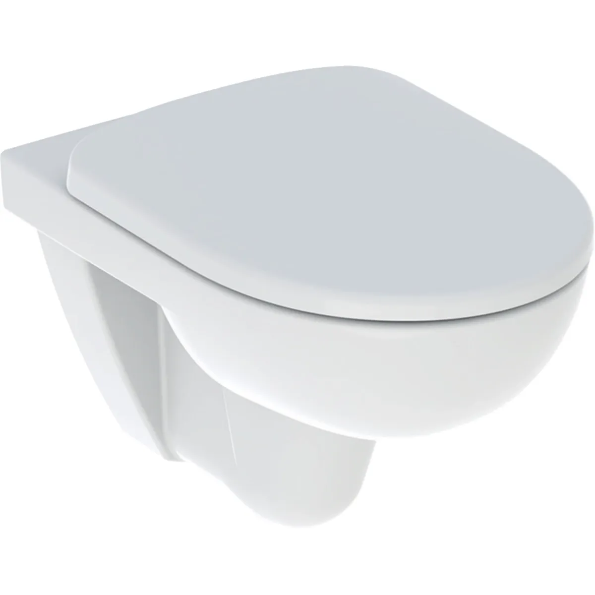 Pack cuvette suspendue Geberit Selnova avec abattant à abaissement standard