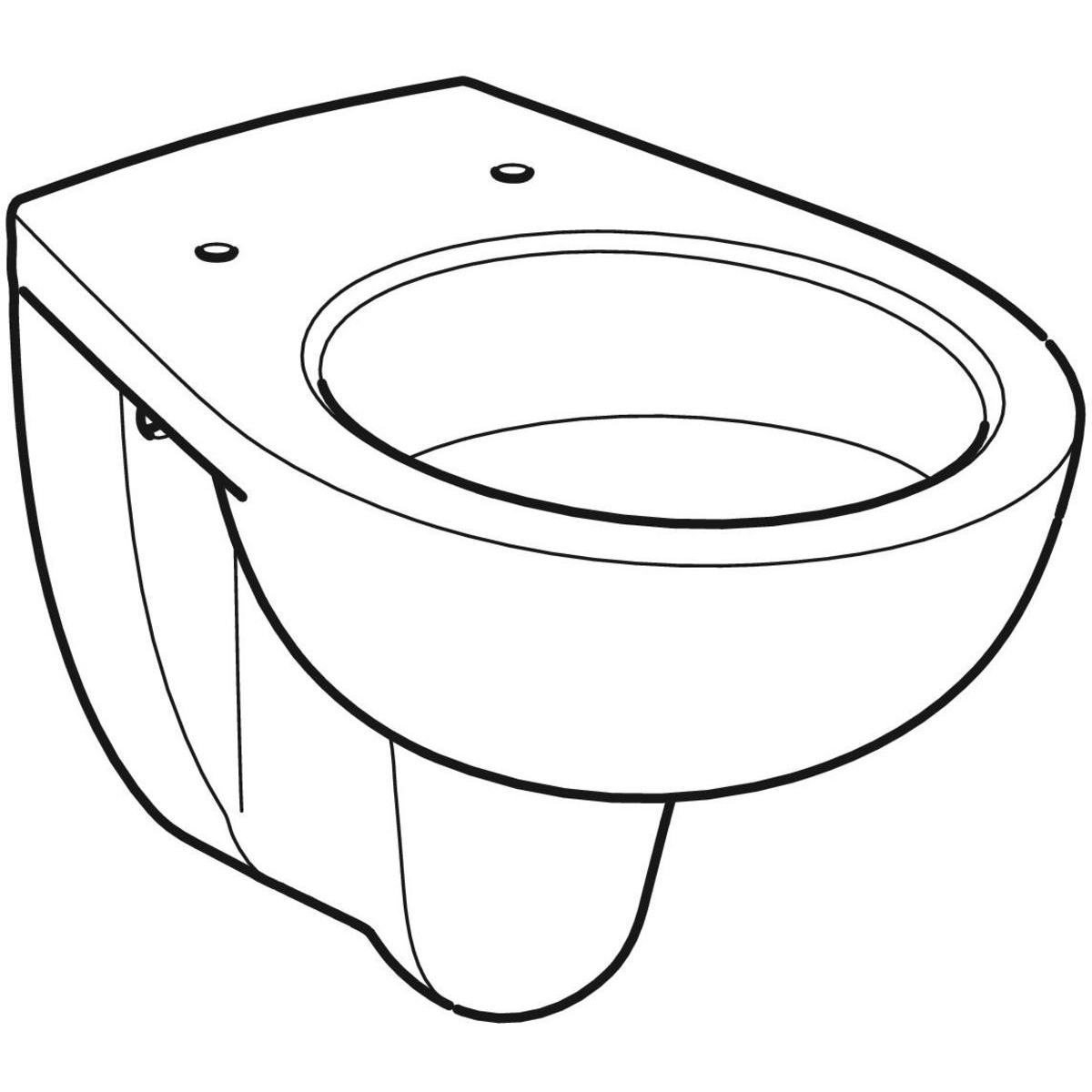 Cuvette suspendue Geberit Bastia (sans abattant) - vue 4