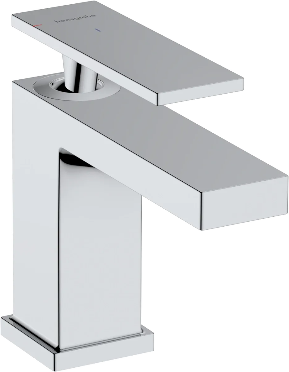 Mitigeur de lavabo Hansgrohe Tecturis E 80 CoolStart avec tirette et vidage