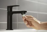 Rebris E Mitigeur de lavabo 110 CoolStart avec tirette et vidage