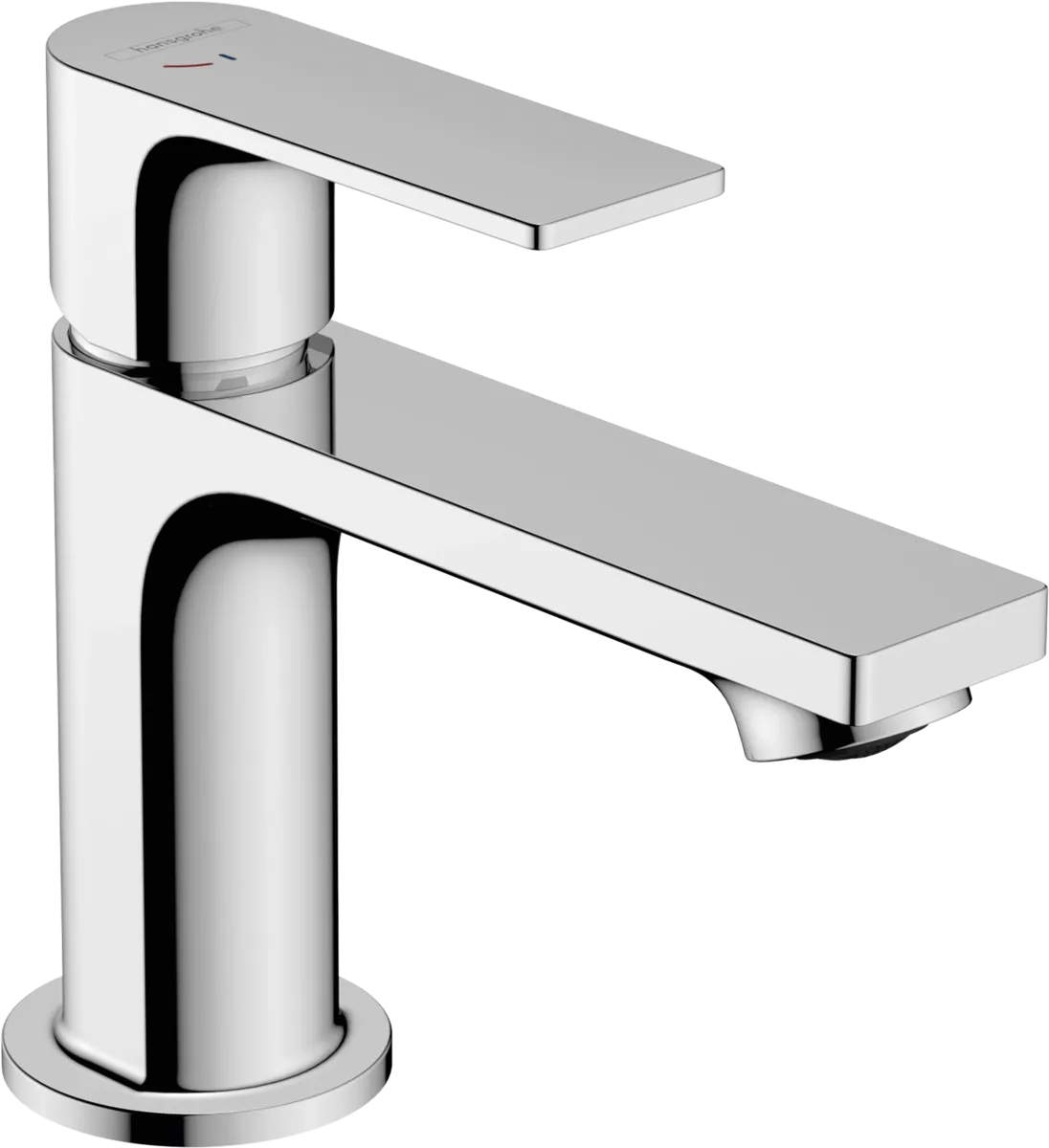 Mitigeur de lavabo Hangrohe Rebris E 80 CoolStart avec tirette et vidage