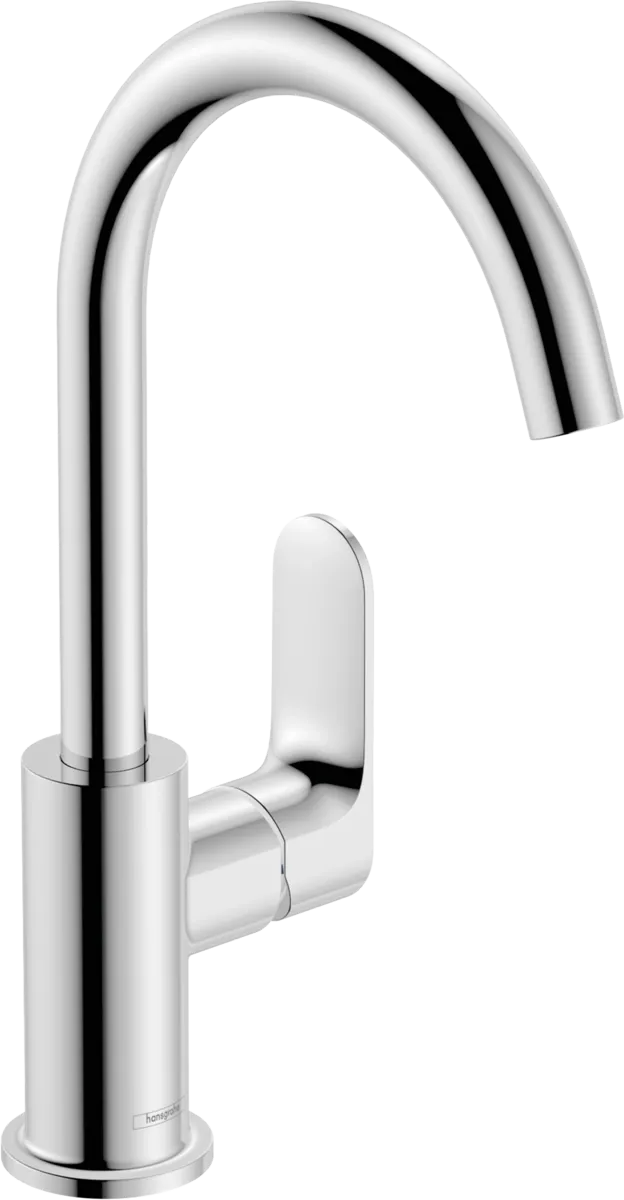 Mitigeur de lavabo Hansgrohe Rebris S 210 avec bec orientable, tirette et vidage