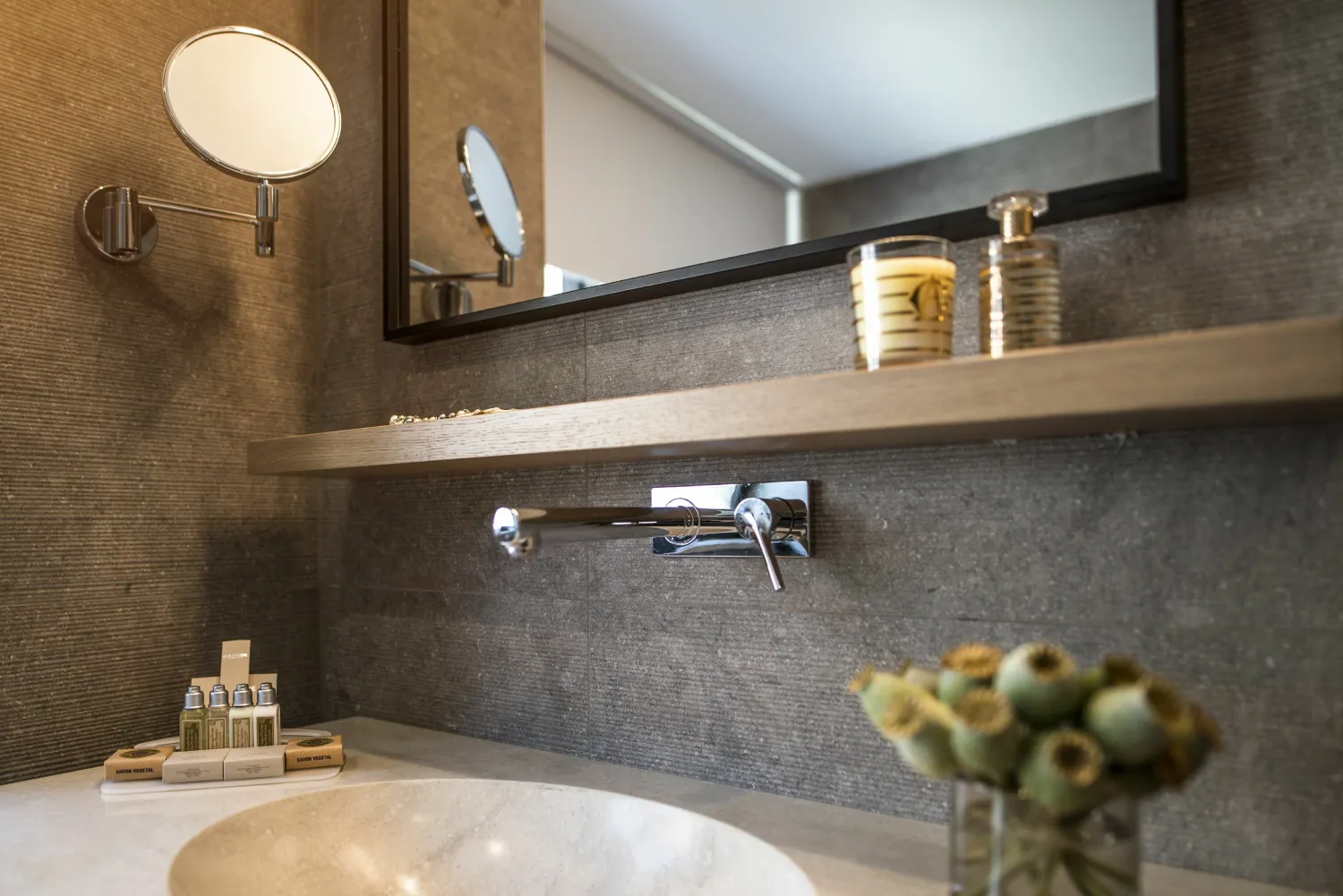 Mitigeur de lavabo encastré Hansgrohe Talis S 225 mm en laiton chromé