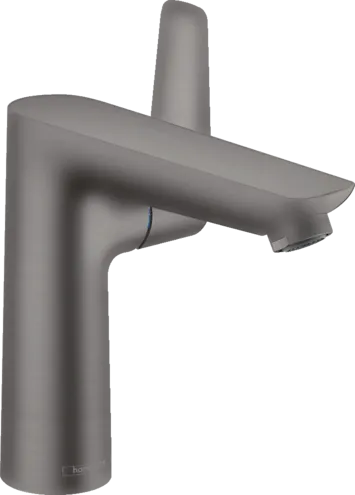 Mitigeur de lavabo Hansgrohe Talis E 150 avec tirette et vidage en noir chromé brossé