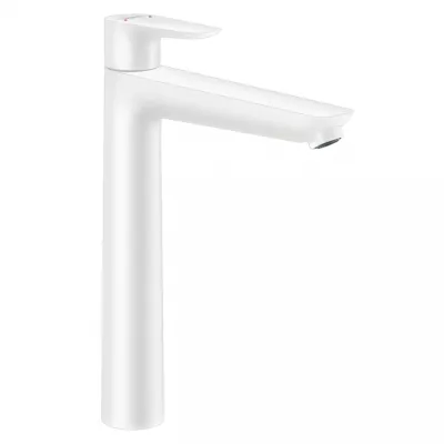 Mitigeur de lavabo Hansgrohe Talis E 240 avec tirette et vidage en blanc mat