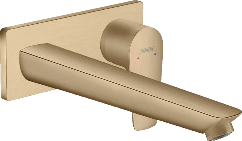 Mitigeur de lavabo encastré Hansgrohe Talis E 225 mm en bronze brossé