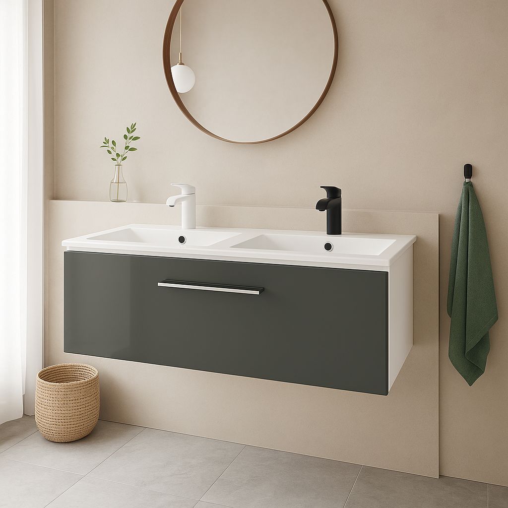 Bathroom Furniture Comete 120 cm with One Drawer (Without Basin)