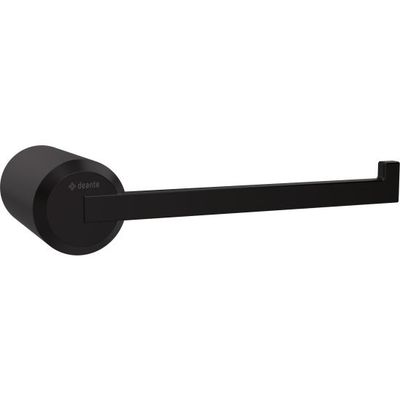 Mat Black Deante Arnika Toilet Roll Holder