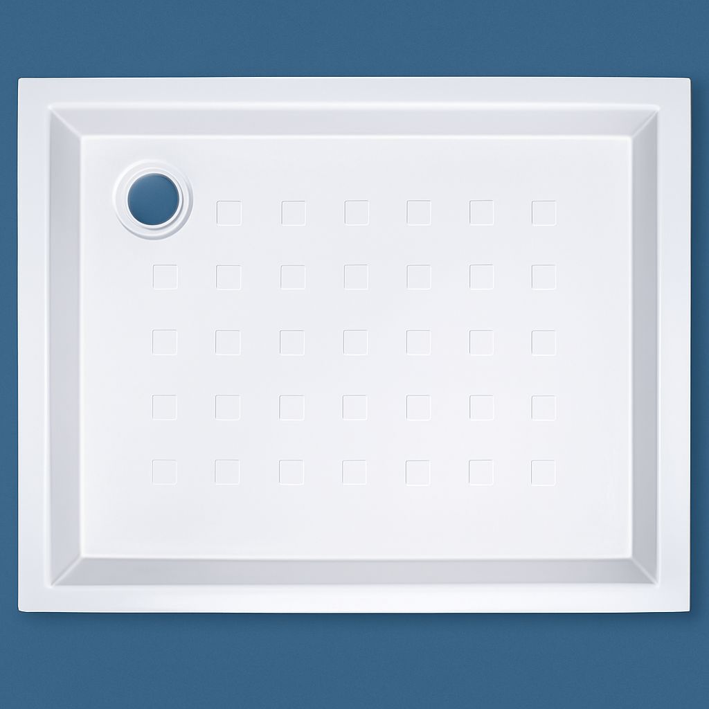 Receveur Novospace décentré 90 x 70 cm sans vidage