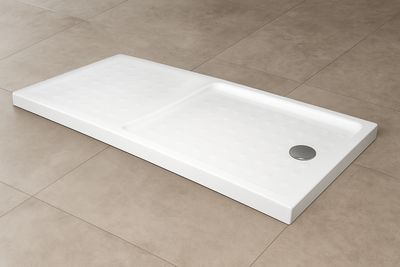 Receveur Duetto 160 x 80 cm sans vidage
