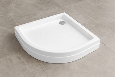 Corner Shower Tray Bermudes 80 x 80 cm or 90 x 90 cm without Drainage